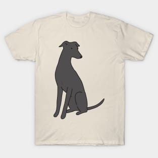 Cute italian greyhound illustration T-Shirt